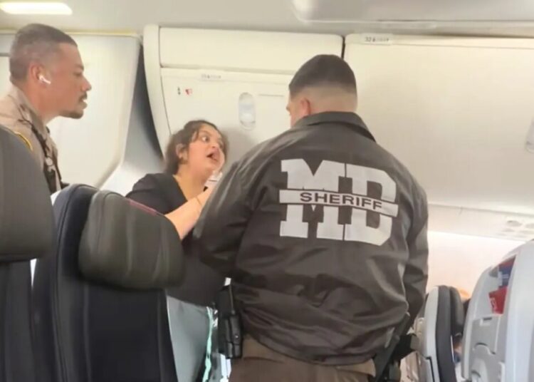 American Airlines traveler freaks out as she’s allegedly kicked off plane for playing videos on loudspeaker