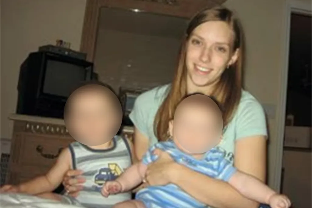 Denise Amber Lee with her two young sons.