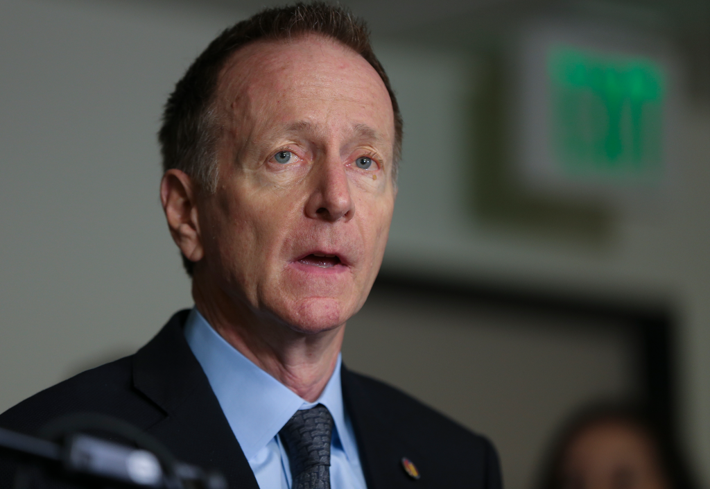 Austin Beutner announces the closure of Los Angeles district schools.