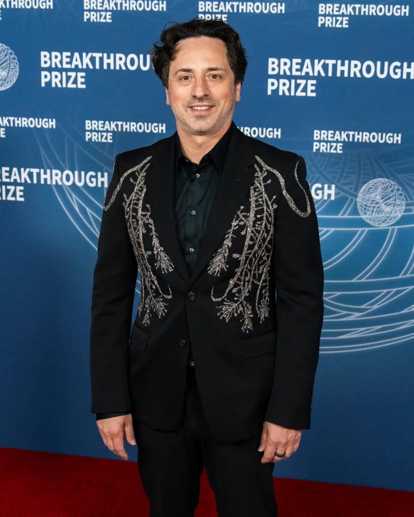 Sergey Brin attends the 2025 Breakthrough Prize Ceremony.