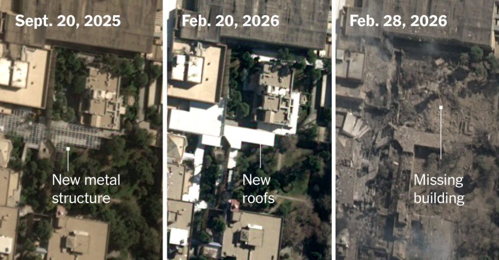 Strikes Destroyed Newly Built Structures at Khamenei’s Compound