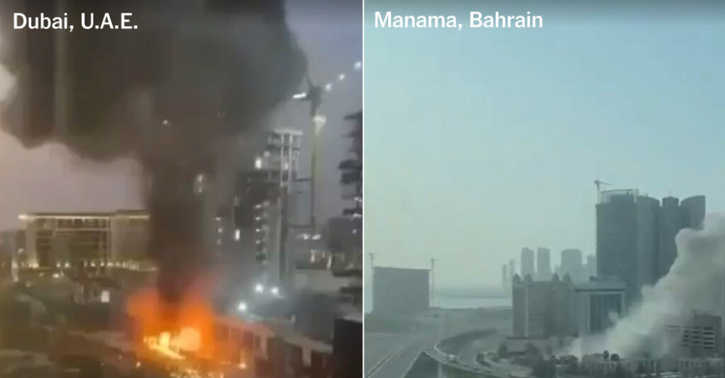 Videos Show Homes and Businesses Across Mideast Caught Up by War