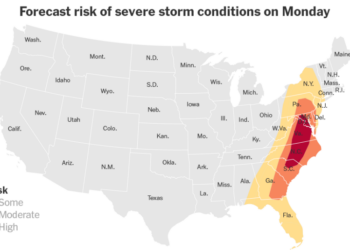Severe Storms Push Tornado Threat to the East on Monday