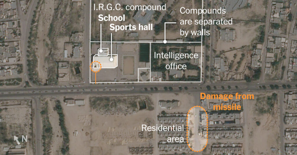 New U.S. Missile Hit Iranian Sports Hall and School, Analysis Shows