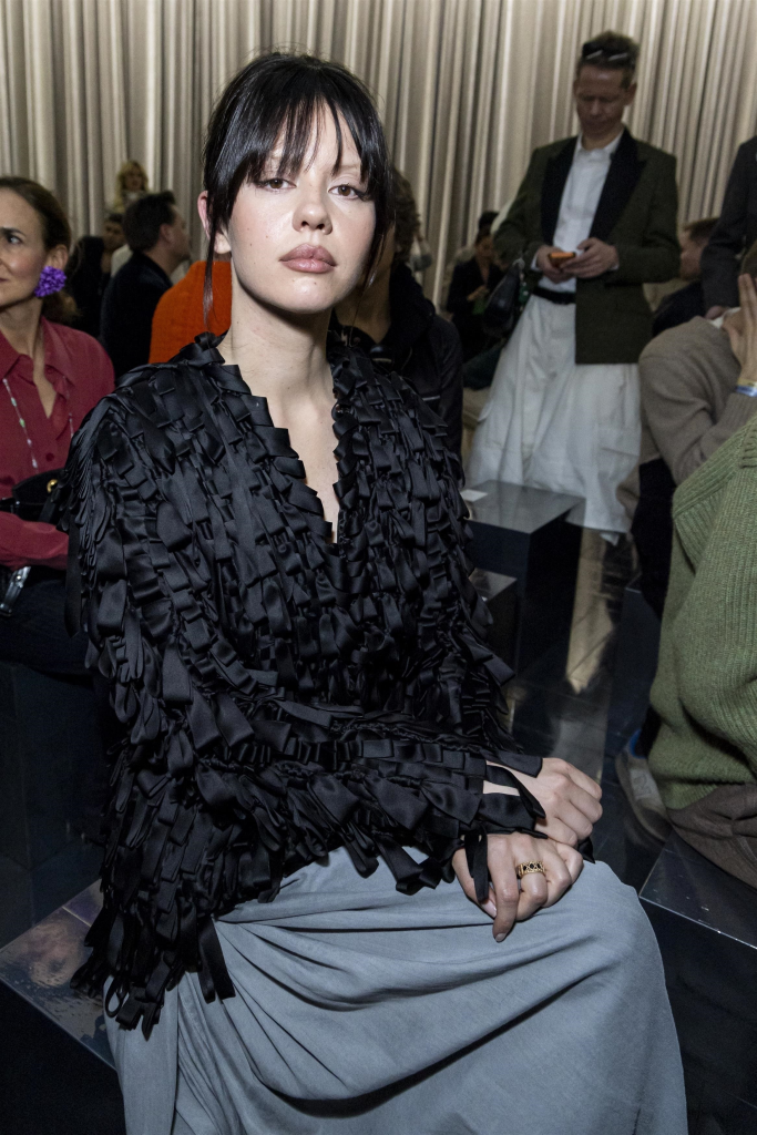 Mia Goth at the Dior Homme Men’s Fall/Winter 2026-2027 show.