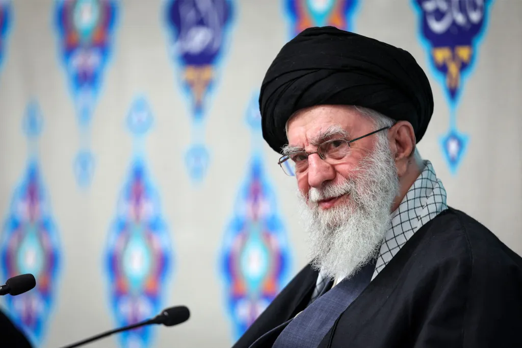 Iranian Supreme Leader Ayatollah Ali Khamenei in Tehran on Feb. 19, 2026.