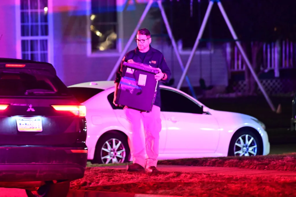 FBI Evidence Response Team agents collected evidence and executed a search warrant at a home associated with 18-year-old terror suspect, Emir Balat in Langhorne, Pennsylvania, United States, on March 08, 2026.