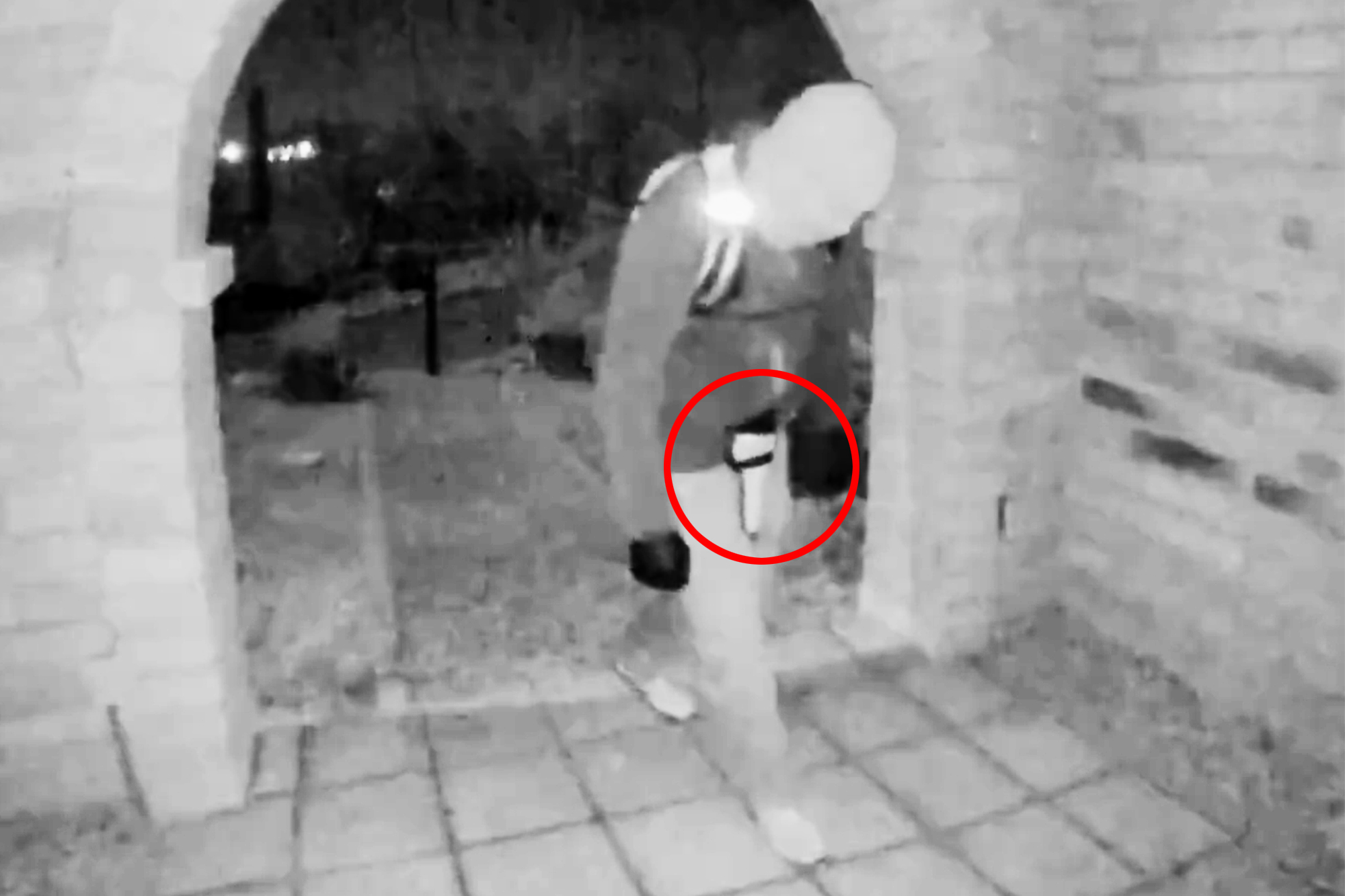 Footage of the individual breaking into Savannah Guthrie's house
