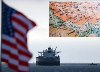 Drone strike torches oil tanker in Strait of Hormuz as Iran’s blockade halts global shipping