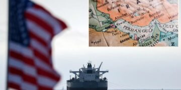 Drone strike torches oil tanker in Strait of Hormuz as Iran’s blockade halts global shipping