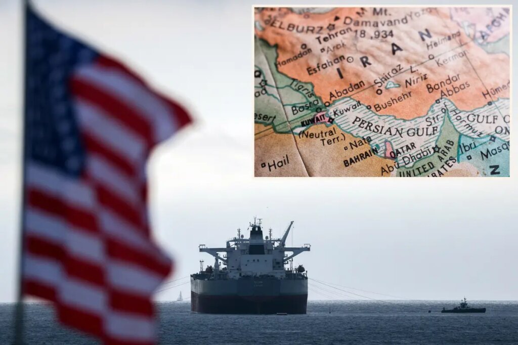 Drone strike torches oil tanker in Strait of Hormuz as Iran’s blockade halts global shipping