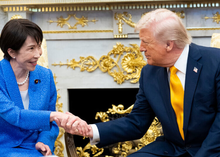 Using Charm and Restraint, Japan’s Leader Mostly Avoids Trump’s Wrath