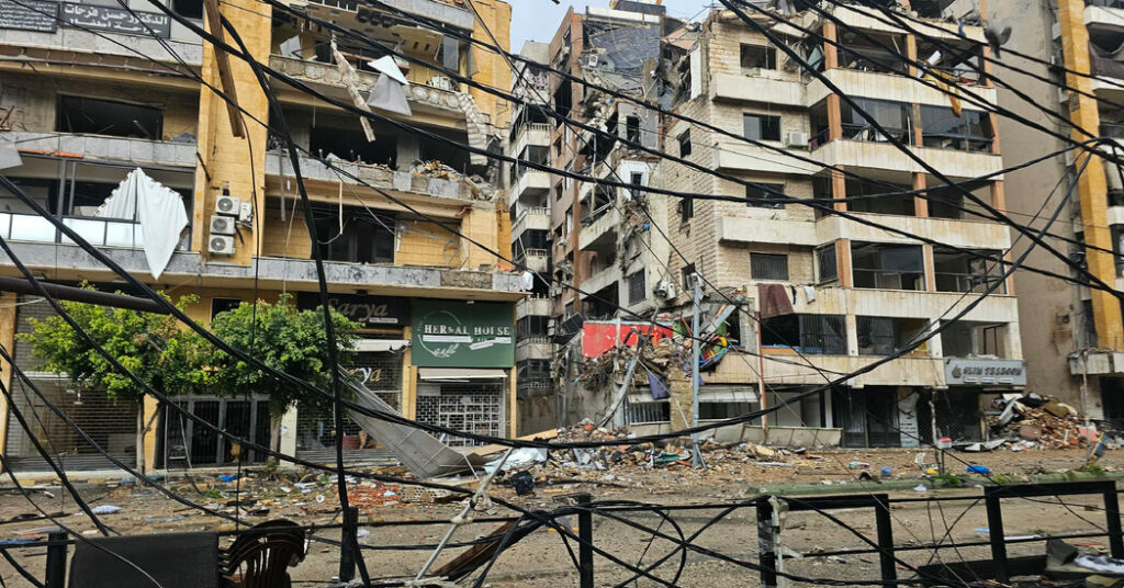 Heavy storms in Beirut cap a morning of ongoing Israeli strikes.