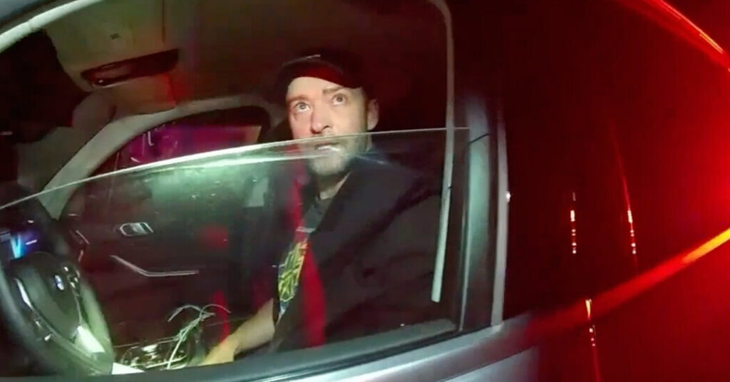 Footage of Justin Timberlake’s Drunk-Driving Arrest Is Released