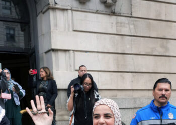 Pro-Palestinian Activists Rally in Support of Freed Columbia Protester