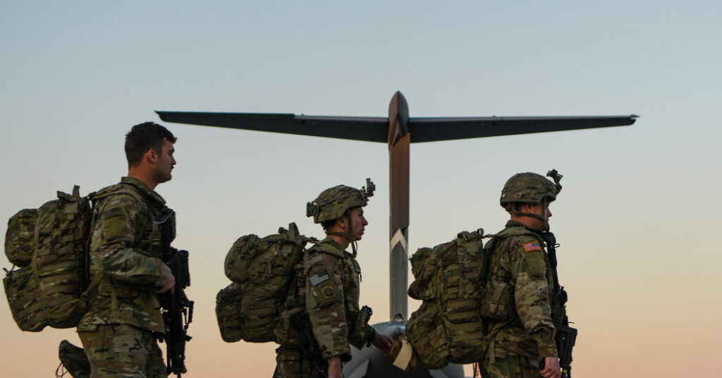 Pentagon Officials Weigh Deployment of Airborne Troops to Iran
