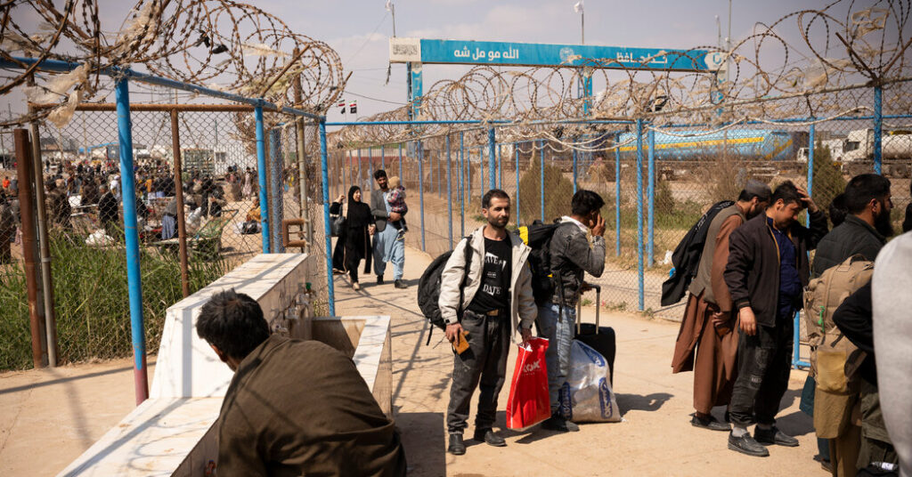 Caught Between Two Conflicts, Afghans Flee Iran