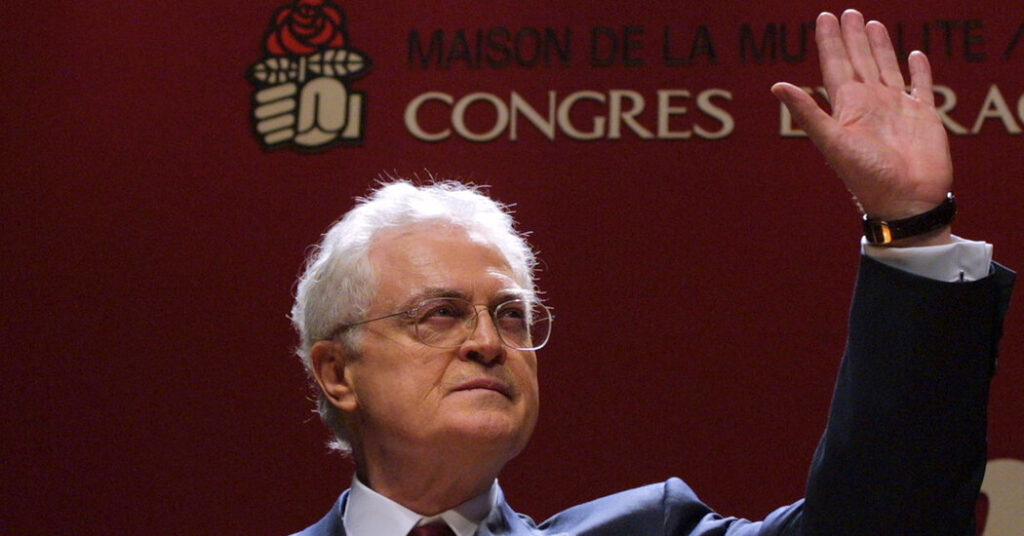 Lionel Jospin, France’s Former Prime Minister, Dies at 88