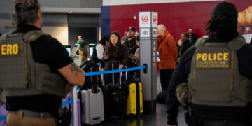 ICE Agents Fan Out at Airports Across the U.S.