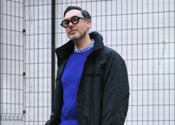 Distinctive Glasses and an Inviting Sweater