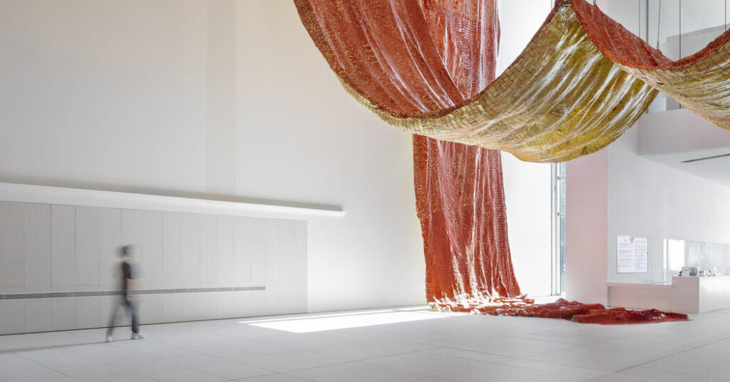 From Bottle Caps and Seals Has Come Colorful, Cascading Art