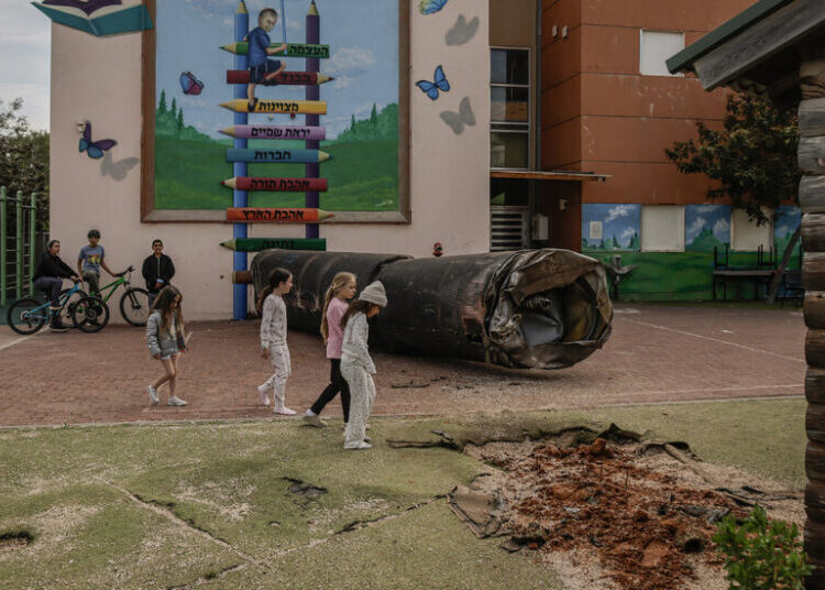 A Missile Fragment in a Schoolyard