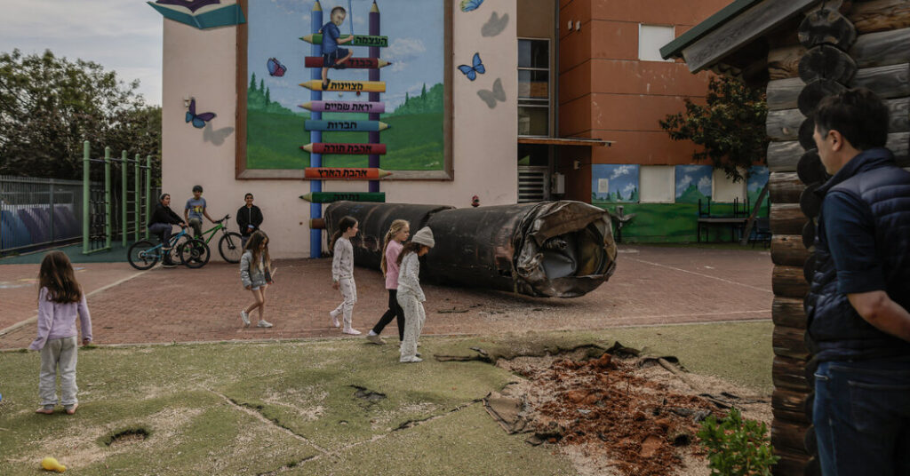 A Missile Fragment in a Schoolyard