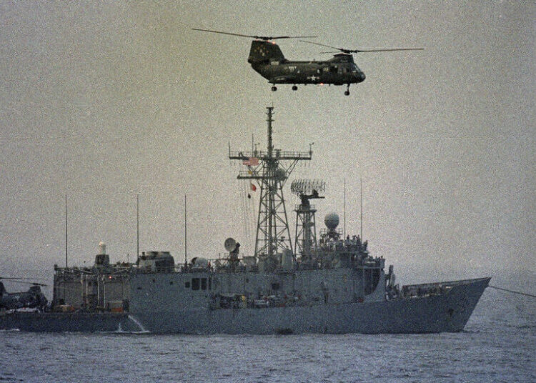 What Happened After a U.S. Warship Hit an Iranian Mine in 1988