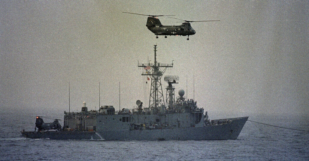 What Happened After a U.S. Warship Hit an Iranian Mine in 1988