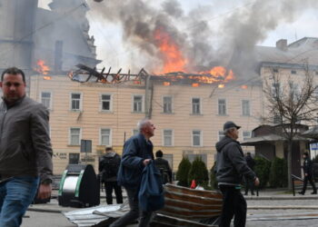 With Over 550 Drones, Russia Unleashes Daytime Attack on Ukraine