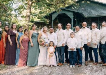 At the Reception, Guests Played Cornhole and Toasted Marshmallows