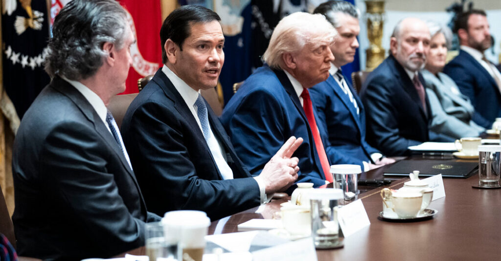 Rubio Says Allies Should Help Secure Strait by Iran for Oil and Gas Ships