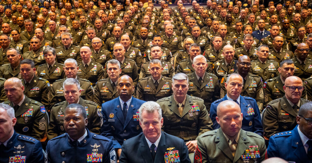 Hegseth Criticized for Removing Four Officers From Promotion List