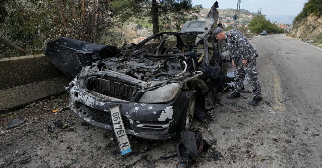 Israeli Strike Kills 3 Journalists in Southern Lebanon, Officials Say