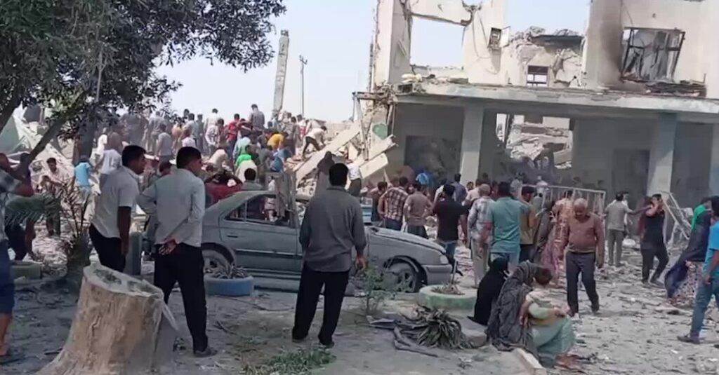 Iran Says Dozens Are Killed in Strike on School