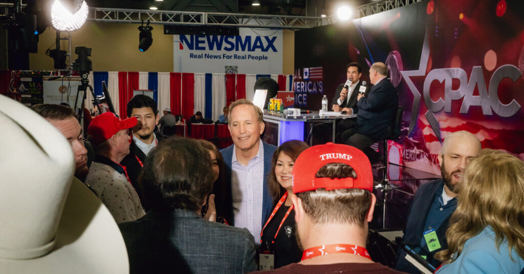 At CPAC, Texas Shows Love for Ken Paxton and Boos for an Absent John Cornyn