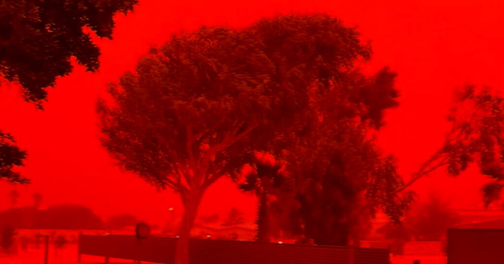 Australian Sky Turns an Apocalyptic Blood Red