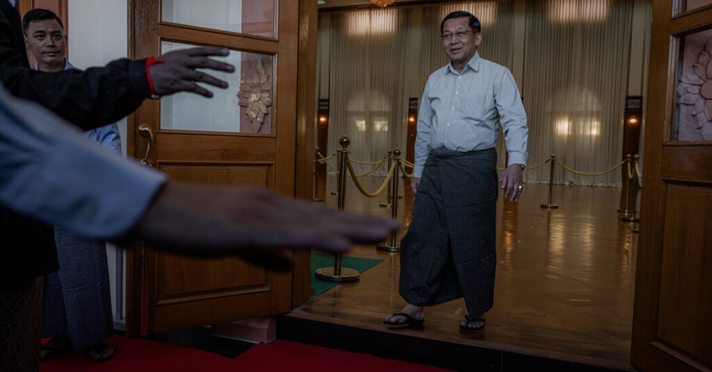 Myanmar’s Military Leader Moves One Step Closer to Becoming President