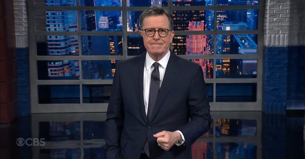 Stephen Colbert Marvels at ‘No Kings’ Rallies Worldwide