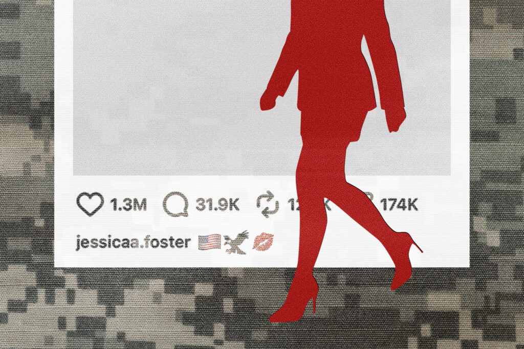 Thousands have swooned over this MAGA dream girl. She’s made with AI.