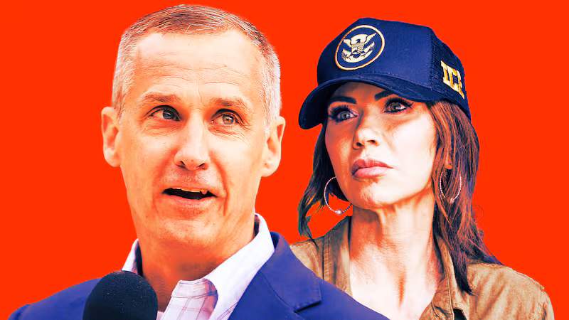 Corey Lewandowski and Kristi Noem.