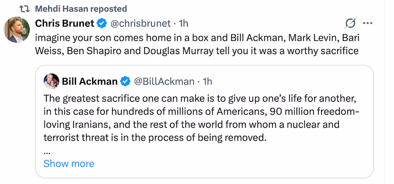 Trump's war with Iran