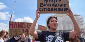 Trump officials cite white supremacists in bid to end birthright citizenship