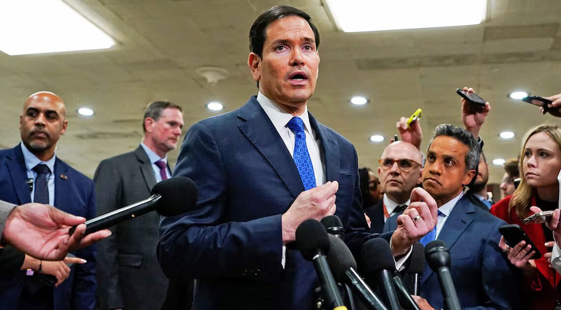 Red-Faced Little Marco Cornered on Trump’s Muddled War Plan