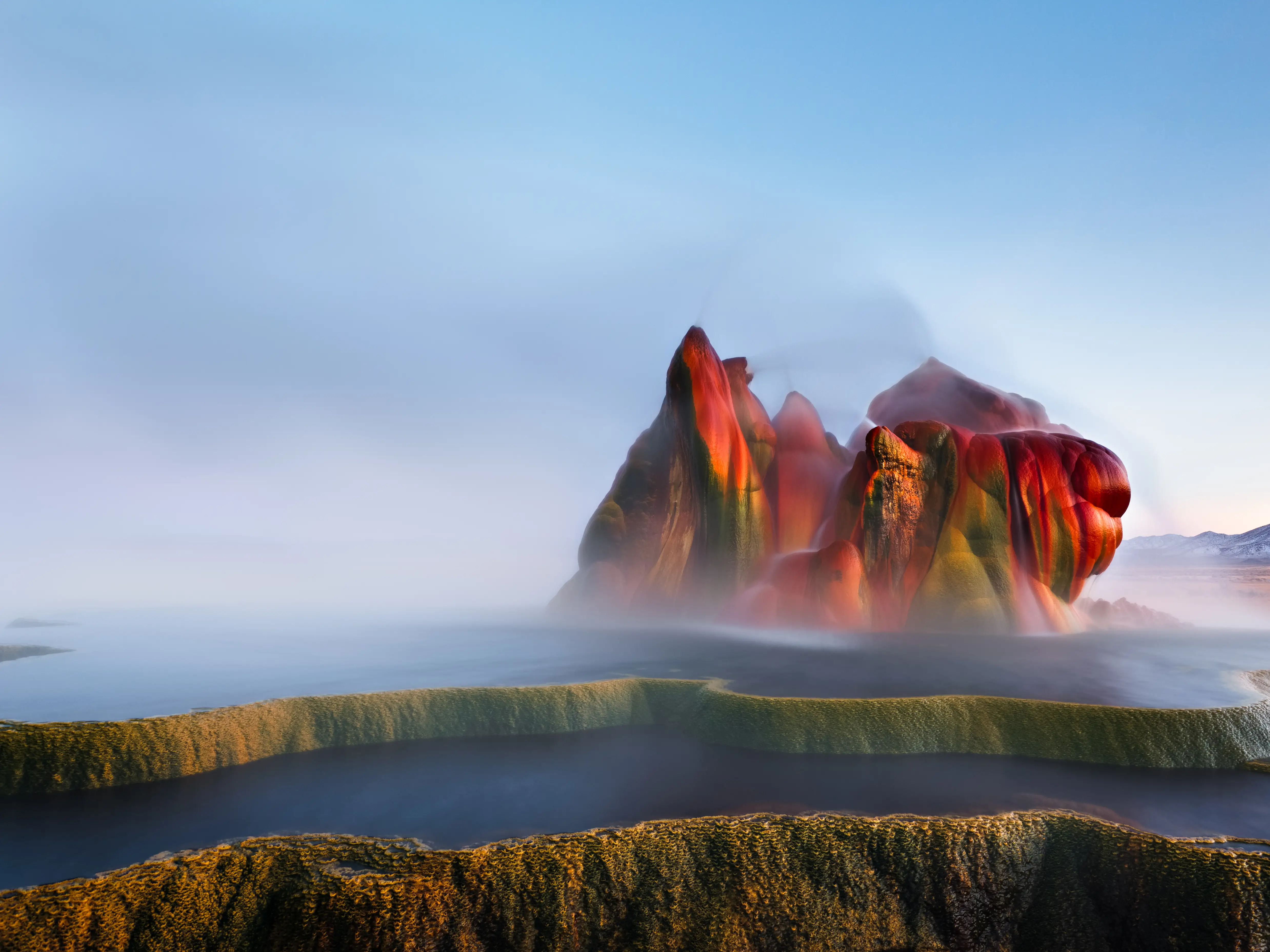 Fly Geyser, Nevada