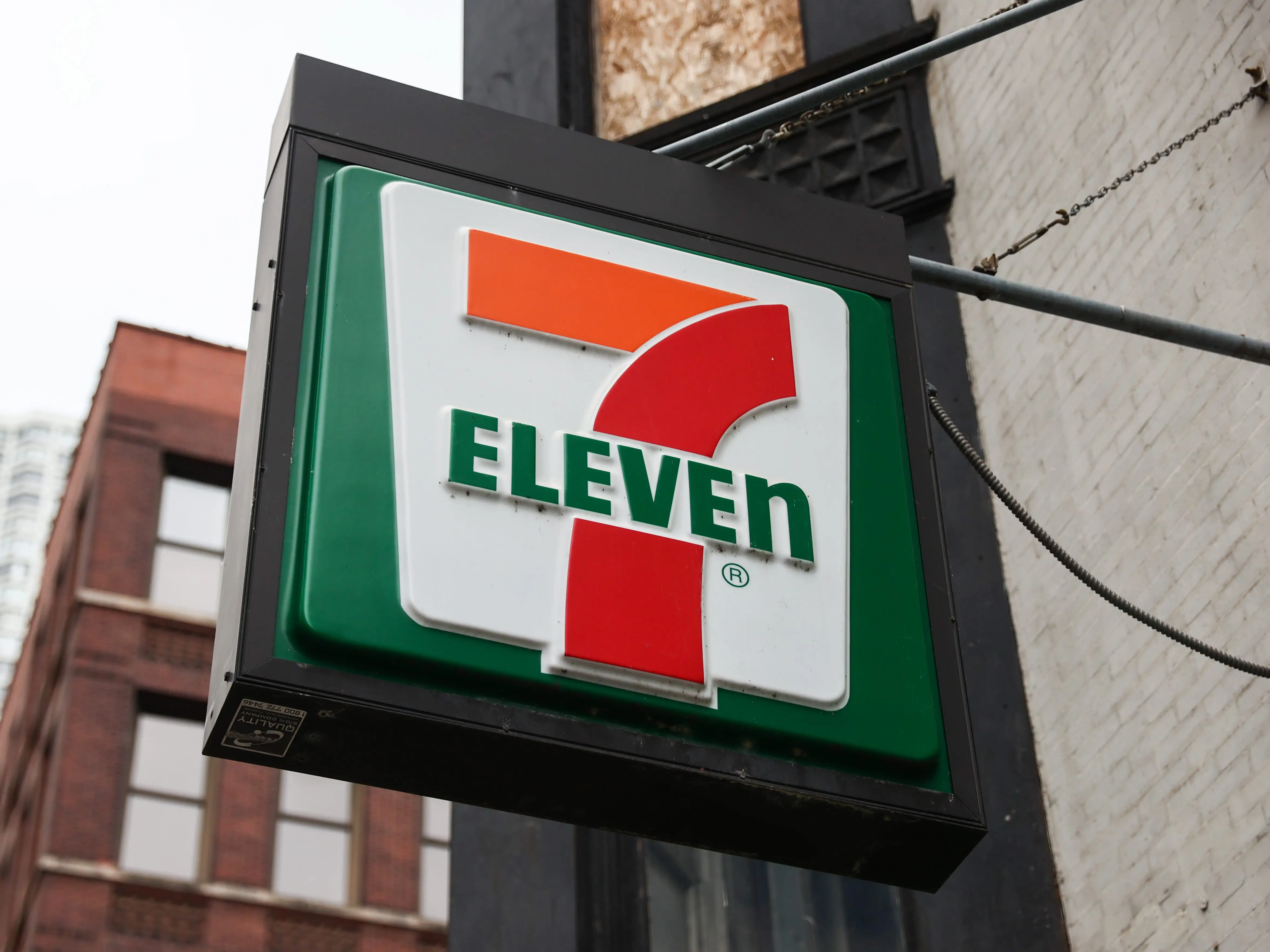 7-Eleven logo.