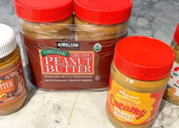 I tried store-brand peanut butter from Whole Foods, Trader Joe’s, Costco, and Wegmans. My kids couldn’t get enough of the winner.