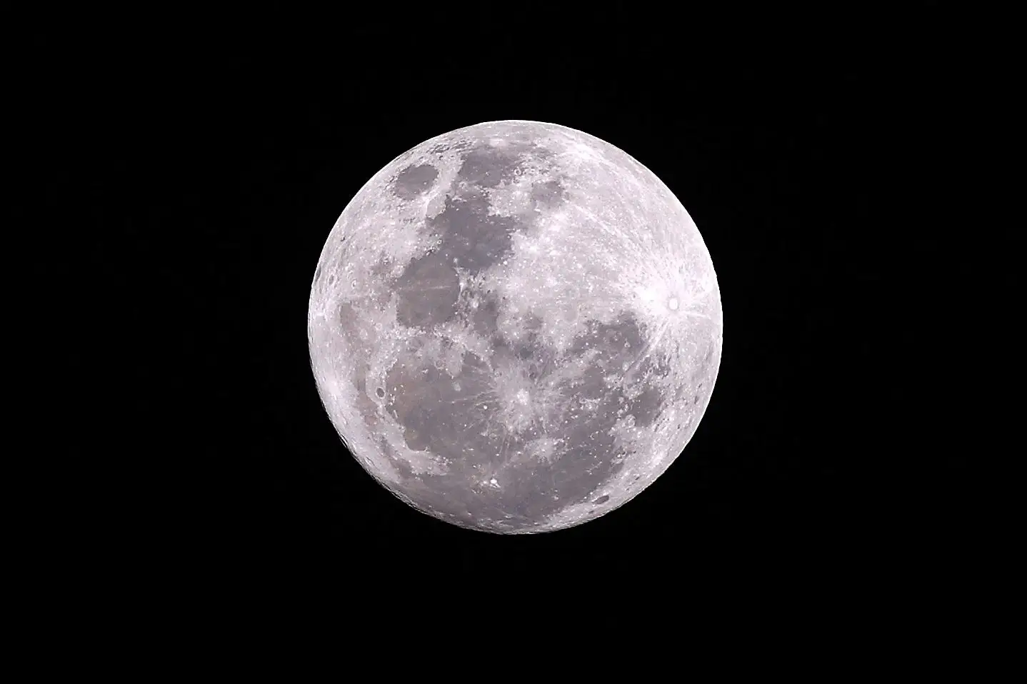 The moon 'supermoon' is seen over the stadium during the FIFA Women's World Cup Australia & New Zealand 2023 Group D match between China and England at Hindmarsh Stadium on August 01, 2023