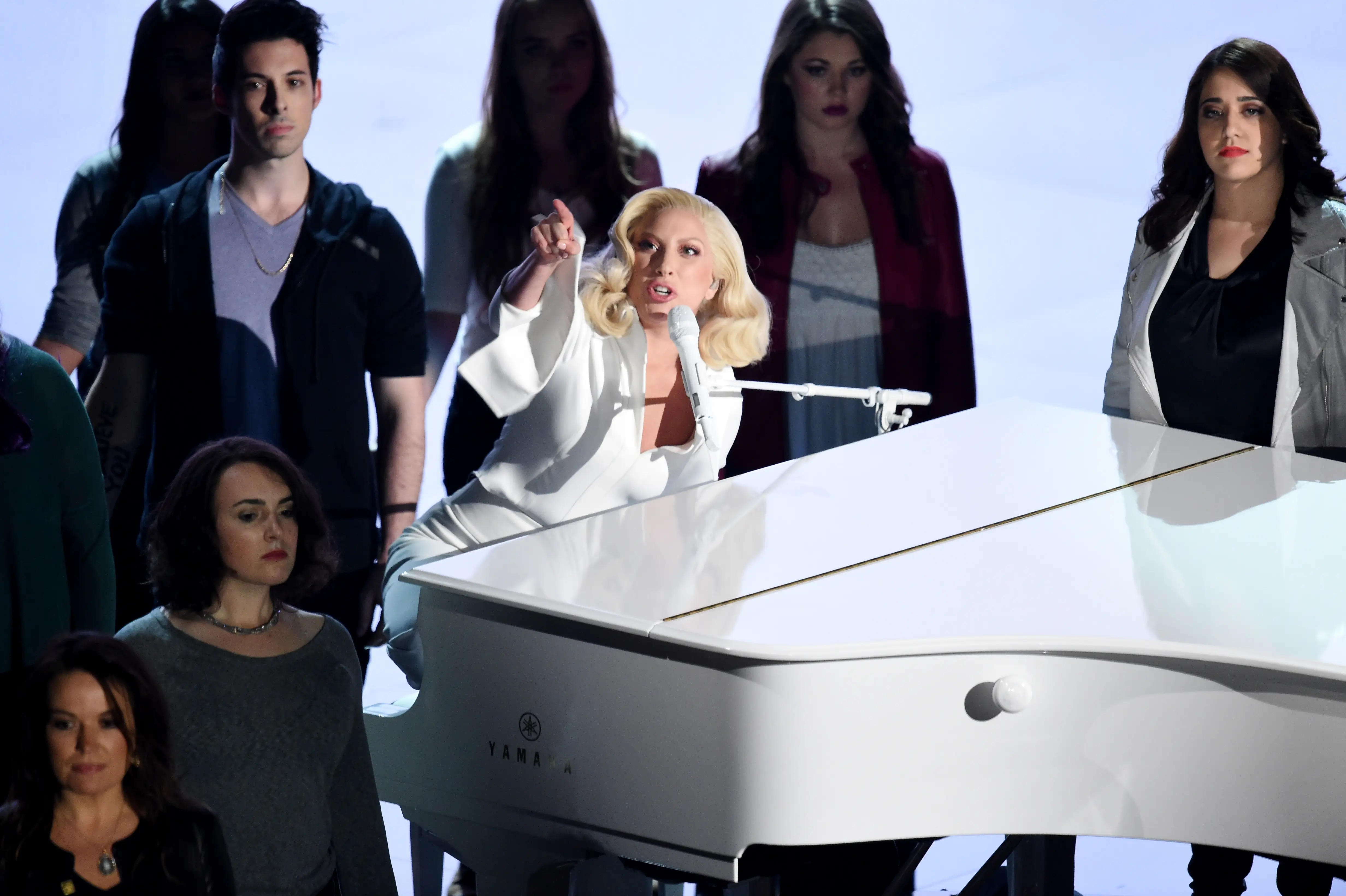 Lady Gaga performs 