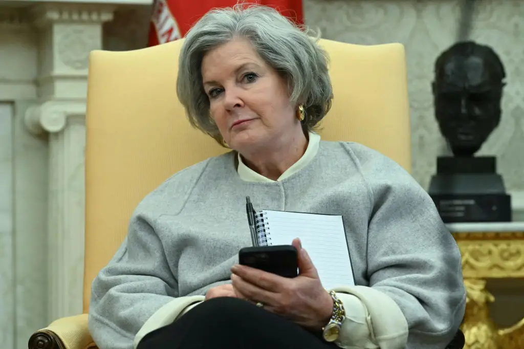 Susie Wiles in the Oval Office.